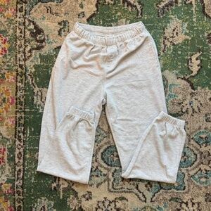 Grey Waffle Knit Women's Garage Joggers